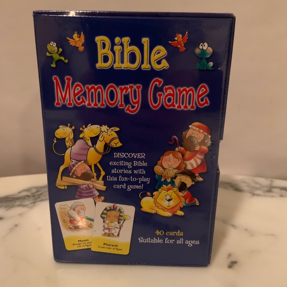 NIB Bible Memory Game Card Set- 40 Cards- New & Sealed